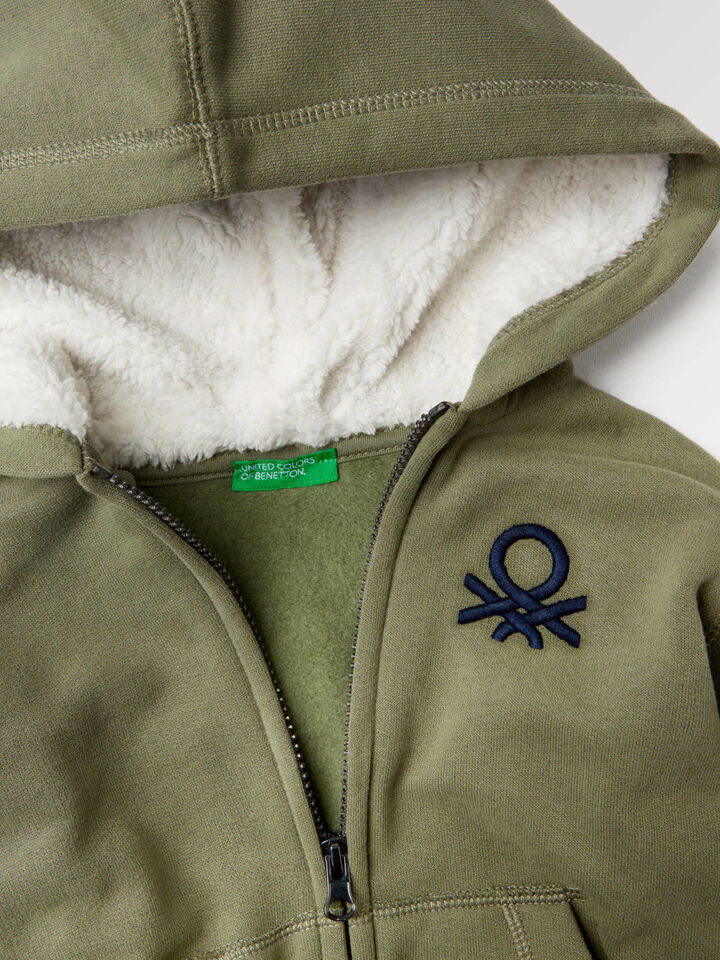 Zip-up hoodie Junior Boy image number 3